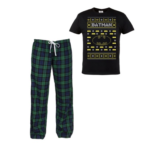 MĘSKA PIŻAMA ŚWIĄTECZNA PREZENT BOŻE NARODZENIE DC BATMAN SYMBOL 1