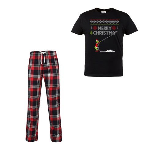 MĘSKA PIŻAMA ŚWIĄTECZNA PREZENT BOŻE NARODZENIE GRINCH MERRY CHRISTMAS 1