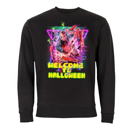 MĘSKA BLUZA Z NADRUKIEM WELCOME TO HALLOWEN JASON 