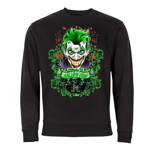 MĘSKA BLUZA Z NADRUKIEM WELCOME TO HALLOWEN JOKER