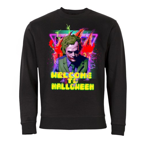 MĘSKA BLUZA Z NADRUKIEM WELCOME TO HALLOWEN JOKER BATMAN