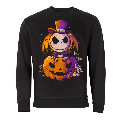 MĘSKA BLUZA Z NADRUKIEM HALLOWEN JACK SKELLINGTON SPOOKY