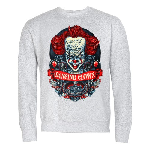MĘSKA BLUZA Z NADRUKIEM HALLOWEN PENNYWISE