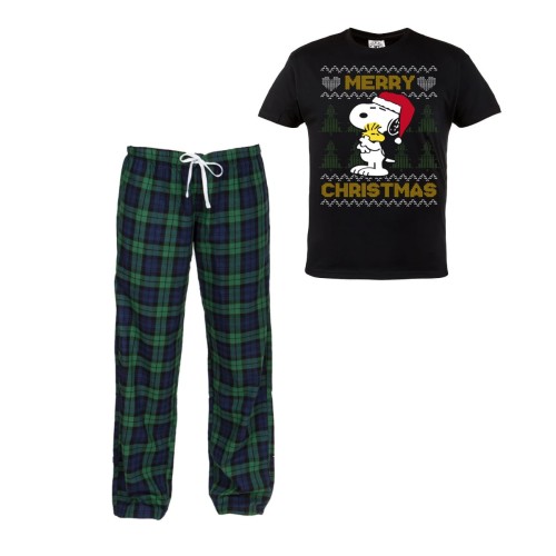 MĘSKA PIŻAMA ŚWIĄTECZNA PREZENT BOŻE NARODZENIE MERRY CHRISTMAS SNOOPY BAJKA 1