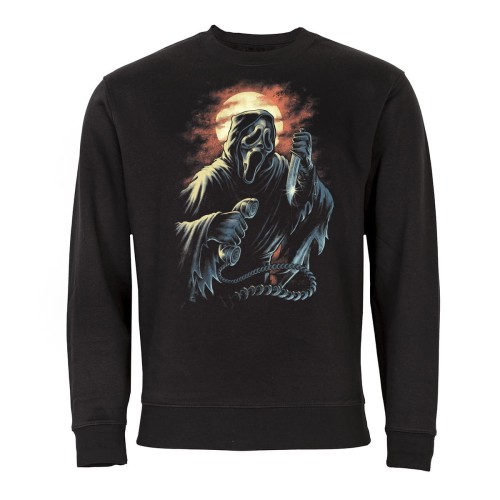 MĘSKA BLUZA Z NADRUKIEM HALLOWEN SCREAM KRZYK HORROR
