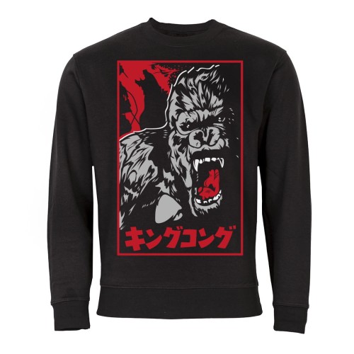 MĘSKA BLUZA FILMOWA KONG VS GODZILLA  WALKA POTWORÓW 