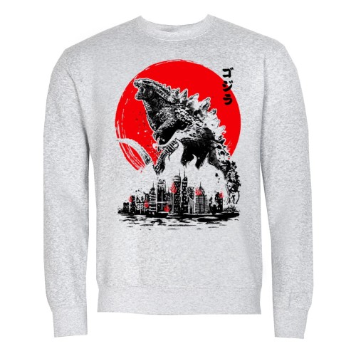 MĘSKA BLUZA FILMOWA GODZILLA  MIASTO 