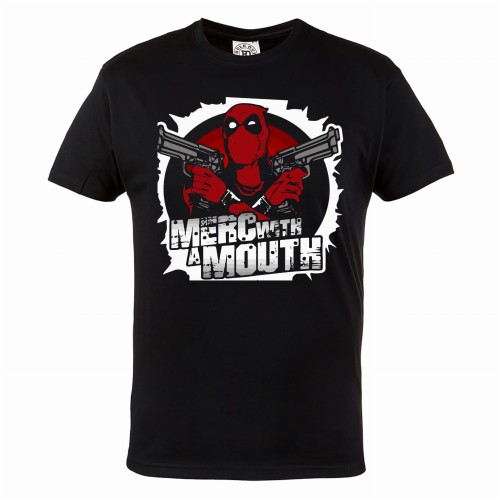 DEADPOOL KOSZULKA MĘSKA DEADPOOL MERC WITH A MOUTH 