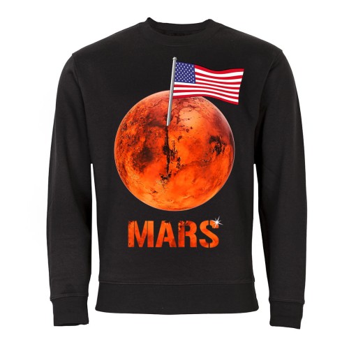 MĘSKA BLUZA MARS KOSMOS FLAGA USA AMERYKA 