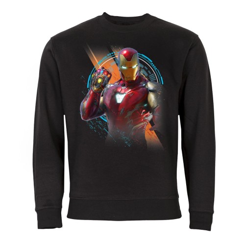 MĘSKA BLUZA MARVEL SUPERBOHATER SUPERHERO IRON MAN RĘKAWICA NIESKOŃCZONOŚCI 