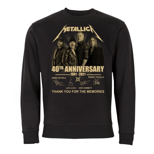 MĘSKA BLUZA MUZYCZNA ROCK METALLICA 40 LAT ZESPOŁU 