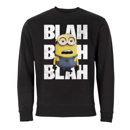 MĘSKA BLUZA BAJKOWA MINIONKI MINION BLAH BLAH BLAH 