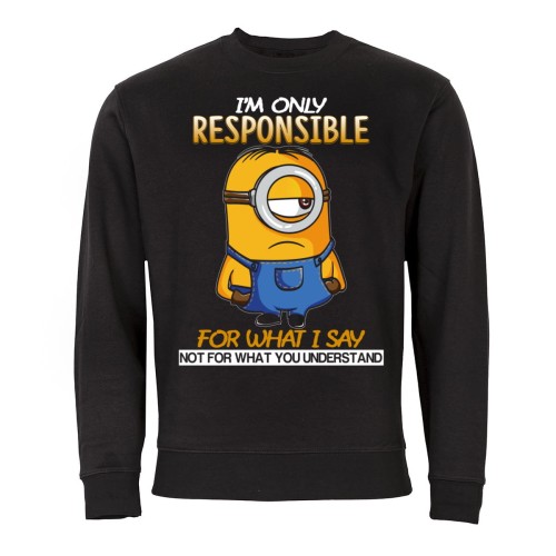 MĘSKA BLUZA BAJKOWA MINIONKI RESPONSIBLE 