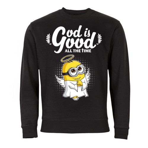 MĘSKA BLUZA BAJKOWA MINION GOD IS GOOD 