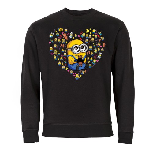 MĘSKA BLUZA BAJKOWA MINIONS SERCE LOVE 