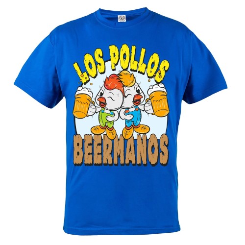 KOSZULKA ŚMIESZNE LOS POLLOS BEERMANOS 3