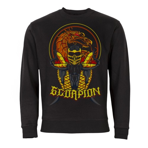 MĘSKA BLUZA FILMOWA SYMBOL MORTAL KOMBAT SCORPION