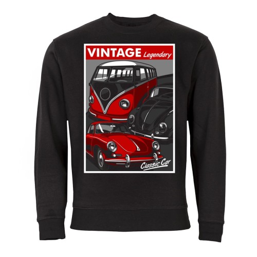 MĘSKA BLUZA MOTORYZACYJNA VINTAGE LEGENDARY CLASSIC
