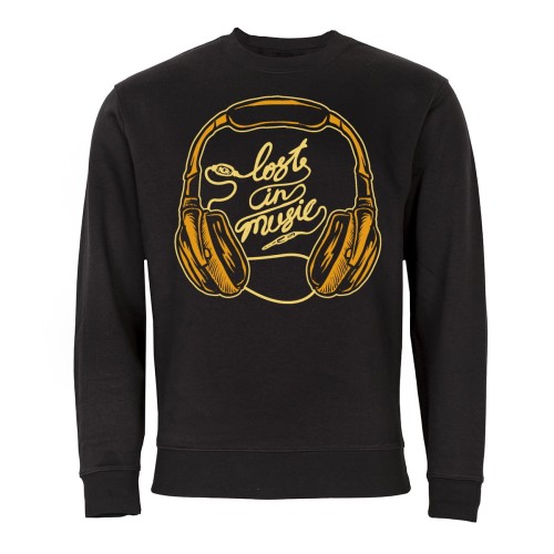 MĘSKA BLUZA MUZYCZNA SŁUCHAWKI LOST IN MUSIC