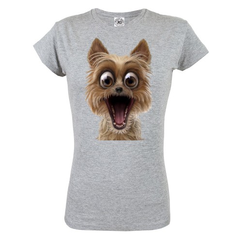 KOSZULKA DAMSKA Z PSEM KOSZULKA Z PSEM 06