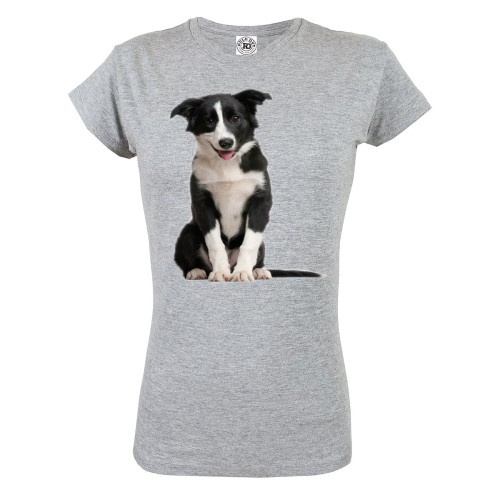 KOSZULKA DAMSKA Z PSEM KOSZULKA Z PSEM 07