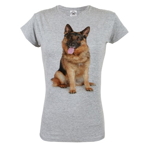 KOSZULKA DAMSKA Z PSEM KOSZULKA Z PSEM 09