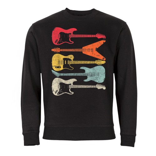 MĘSKA BLUZA MUZYCZNA GITARY ELEKTRYCZNE DLA MUZYKA