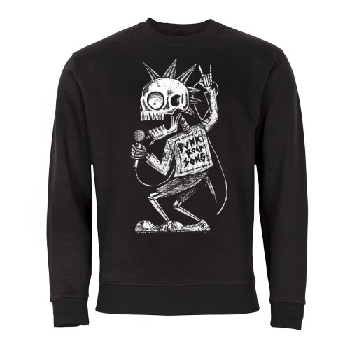 MĘSKA BLUZA MUZYCZNA SZKIELET PINK ROCK SONG