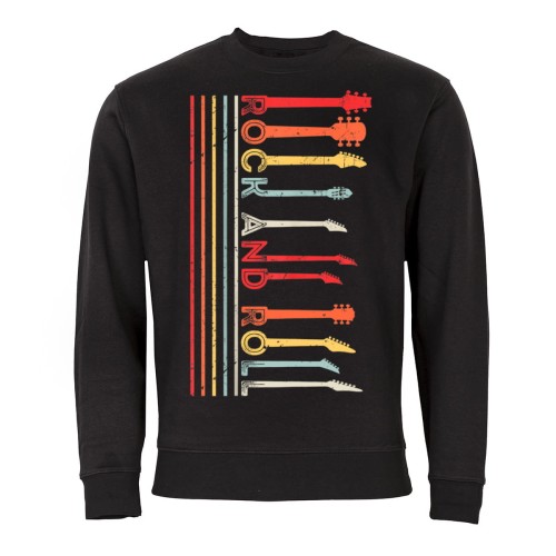 MĘSKA BLUZA MUZYCZNA ROCK & ROLL GITARY 
