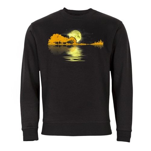 MĘSKA BLUZA MUZYCZNA GITARA KLASYCZNA DLA MUZYKA KSIĘŻYC 