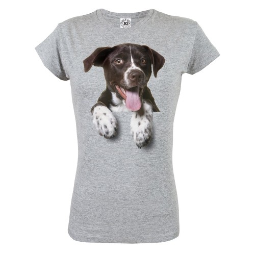 KOSZULKA DAMSKA Z PSEM KOSZULKA Z PSEM 17 