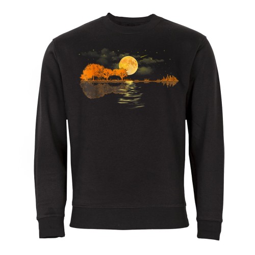 MĘSKA BLUZA MUZYCZNA GITARA KLASYCZNA KSIĘŻYC