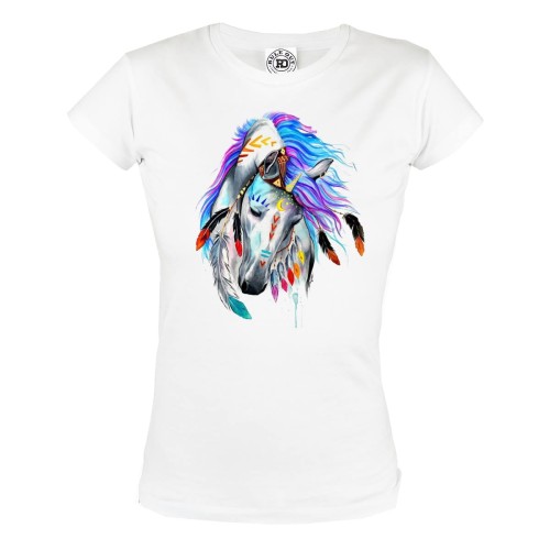 KOSZULKA DAMSKA JEŹDZIECKA Z KONIEM KOSZULKA KOŃ 16