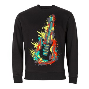 MĘSKA BLUZA MUZYCZNA GITARA ELEKTRYCZNA STRUNY