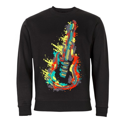 MĘSKA BLUZA MUZYCZNA GITARA ELEKTRYCZNA STRUNY 
