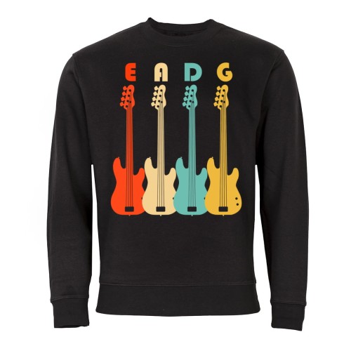 MĘSKA BLUZA MUZYCZNA GITARA BASOWA AKORDY
