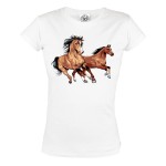 KOSZULKA DAMSKA JEŹDZIECKA Z KONIEM KOSZULKA KOŃ 13