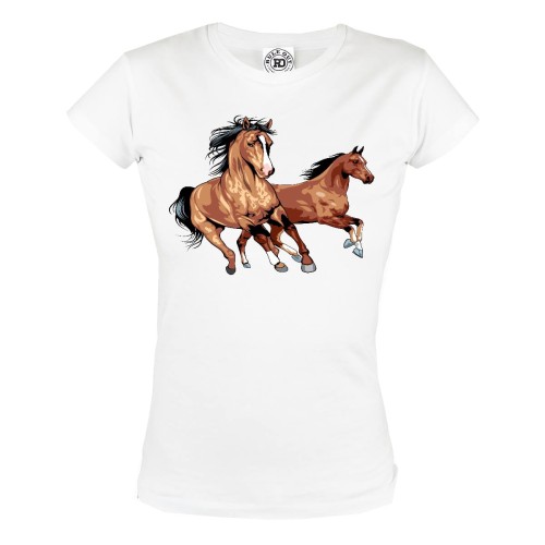 KOSZULKA DAMSKA JEŹDZIECKA Z KONIEM KOSZULKA KOŃ 13 