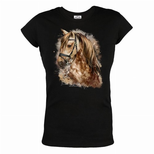 KOSZULKA DAMSKA JEŹDZIECKA Z KONIEM KOSZULKA KOŃ 02