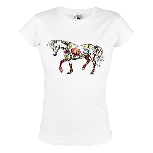 KOSZULKA DAMSKA JEŹDZIECKA Z KONIEM KOSZULKA KOŃ 03