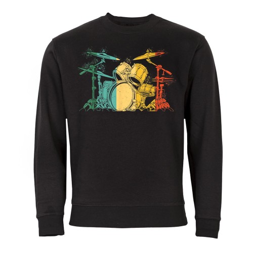 MĘSKA BLUZA MUZYCZNA DLA PERKUSISTY KOLOROWA PERKUSJA DRUMS 