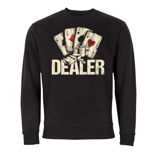 MĘSKA BLUZA POKER KARTY DEALER KARETA 