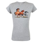 KOSZULKA DAMSKA JEŹDZIECKA Z KONIEM KOSZULKA KOŃ 09