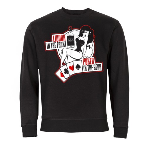 MĘSKA BLUZA POKER KARTY WHISKY GRA KARCIANA 