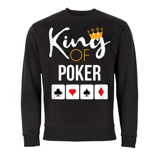 MĘSKA BLUZA POKER GRA KARCIANA KRÓL POKERA KARTY 