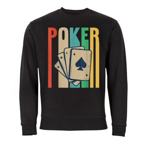 MĘSKA BLUZA POKER GRA KARCIANA KARTY HAZARD 