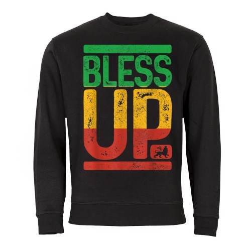 MĘSKA BLUZA MUZYCZNA REGGAE BLESS UP MUSIC JAMAICA 
