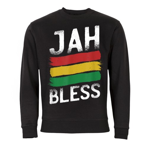 MĘSKA BLUZA MUZYCZNA REGGAE MUZYKA JAH BLESS RASTAFARI 