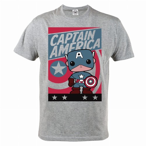 MARVEL KOSZULKA MĘSKA CAPITAN AMERICA