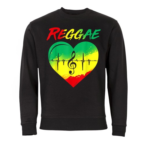 MĘSKA BLUZA MUZYCZNA REGGAE MUZYKA Z SERCA REGGAETON MUSIC 